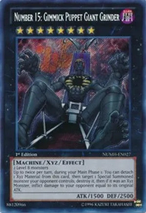 Number 15: Gimmick Puppet Giant Grinder (NUMH-EN027) 1st Ed