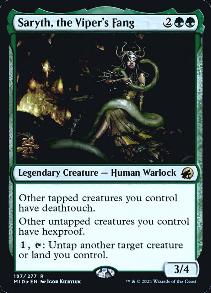 Saryth, the Viper's Fang (MID-R-PRE)