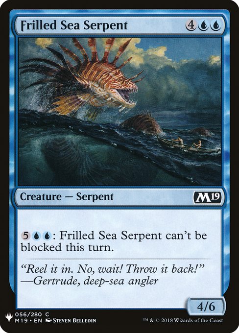Frilled Sea Serpent [Mystery Booster #0387] (M19-C)