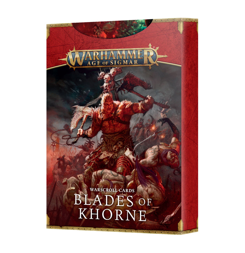 Age of Sigmar: Warscroll Cards - Blades of Khorne (3rd)