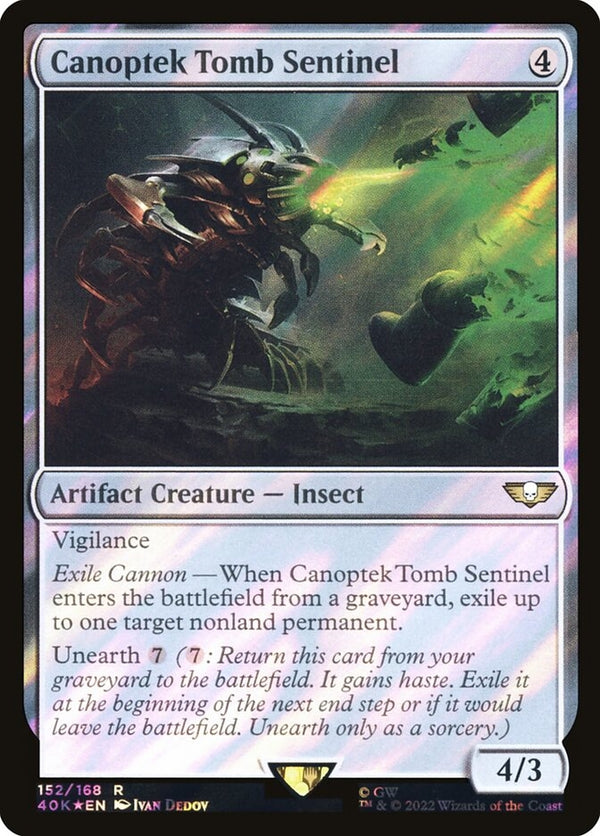 Canoptek Tomb Sentinel [#152 Surge Foil] (40K-R-FOIL)