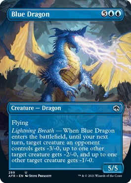 Blue Dragon [#289 Alternate-Art Borderless] (AFR-U)