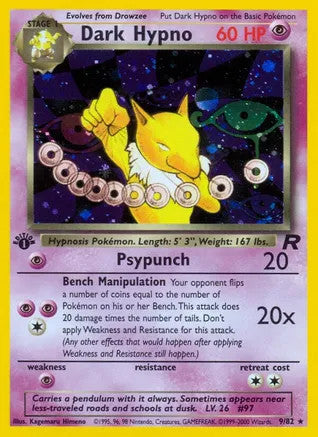 Dark Hypno - 09/82 (TR) Holo Rare - Light Play Holofoil