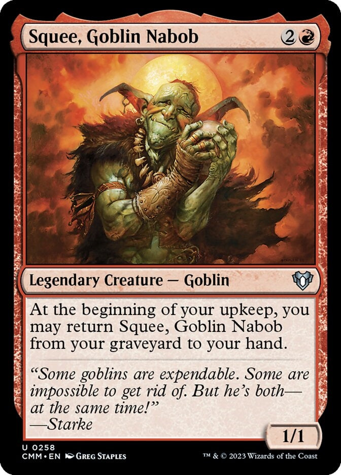 Squee, Goblin Nabob [#0258] (CMM-U)