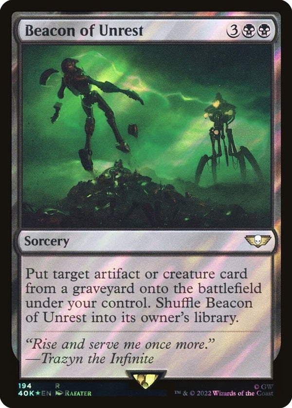 Beacon of Unrest [#194 Surge Foil] (40K-R-FOIL)