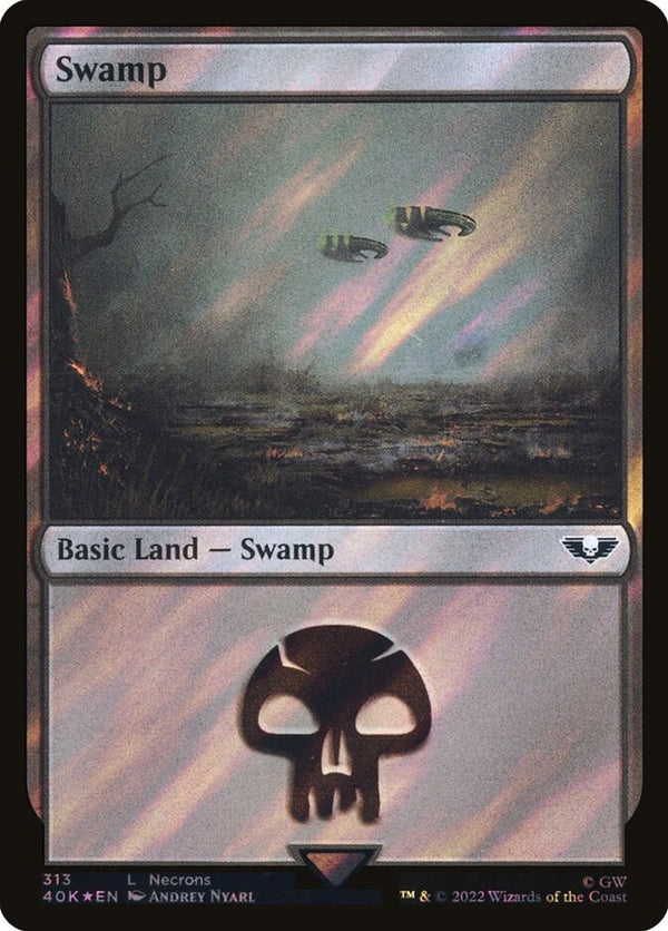 Swamp [#313 Surge Foil] (40K-C-FOIL)