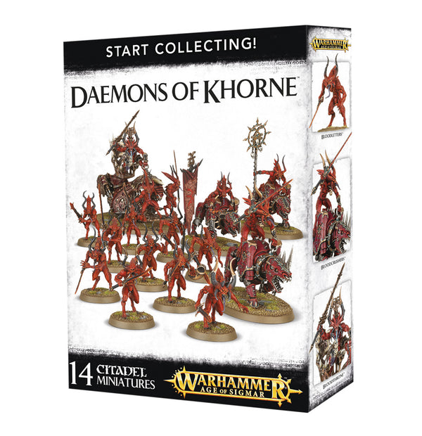 Daemons: Daemons of Khorne - Start Collecting! (14 Miniatures)