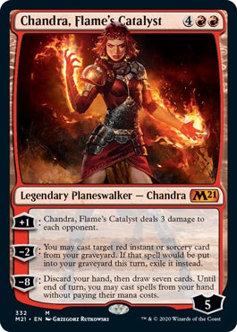 Chandra, Flame's Catalyst [#332 Planeswalker Deck] (M21-M)