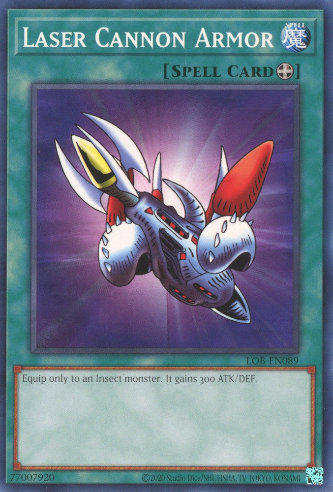 Laser Cannon Armor (LOB-EN089 (c) 2020 25th Anniversary) Common - Near Mint Unlimited