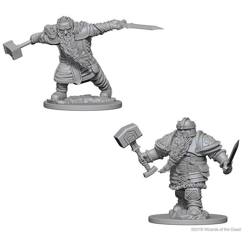 D&D: Nolzur's Marvelous Miniatures - Dwarf Male Fighter W01