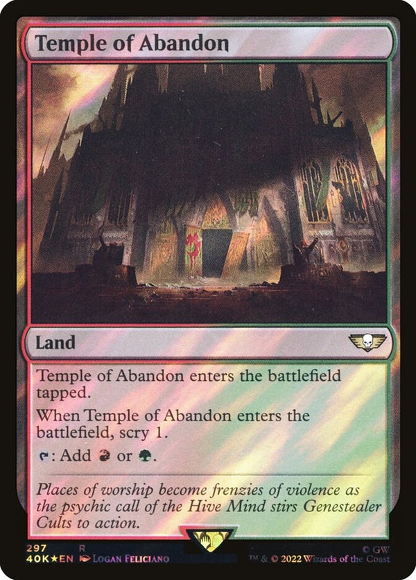 Temple of Abandon [#297 Surge Foil] (40K-R-FOIL)