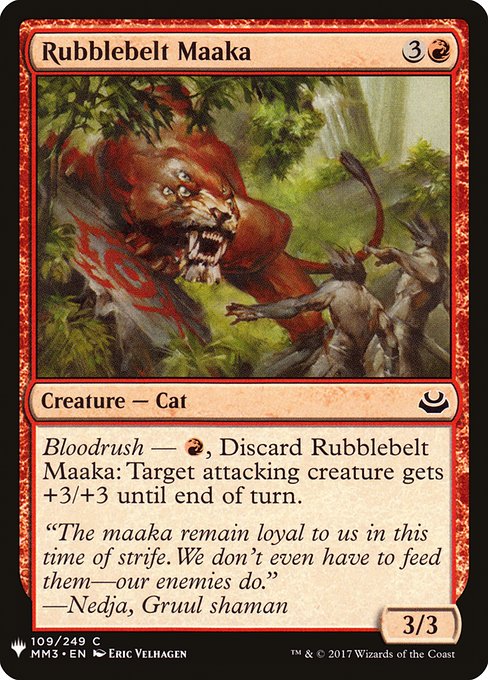 Rubblebelt Maaka [Mystery Booster #1044] (MM3-C)