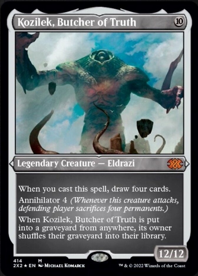 Kozilek, Butcher of Truth [#414 Etched Foil] (2X2-M)