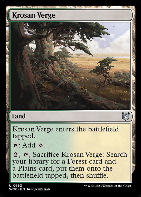 Krosan Verge [#0163 Reprints] (WOC-U)