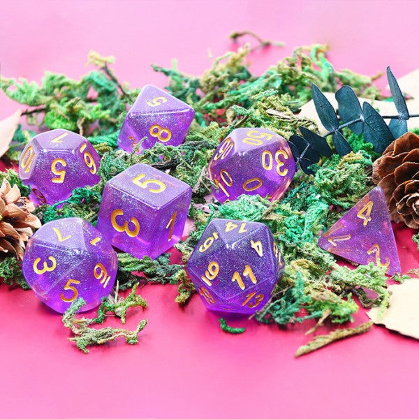 HDI-05: Iridescent - Purple Poly Set (7)