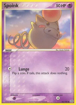 Spoink (66/106) Reverse Holofoil