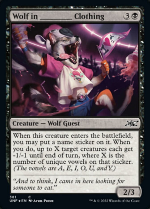 Wolf in ______ Clothing [#381 Galaxy Foil] (UNF-C)