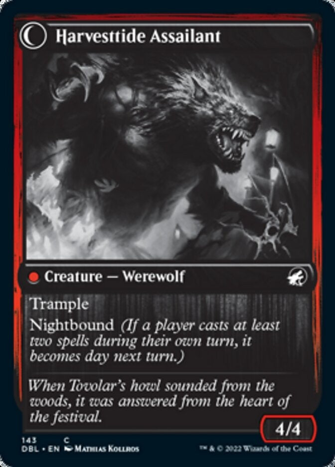 Harvesttide Infiltrator // Harvesttide Assailant [#143] (DBL-C)