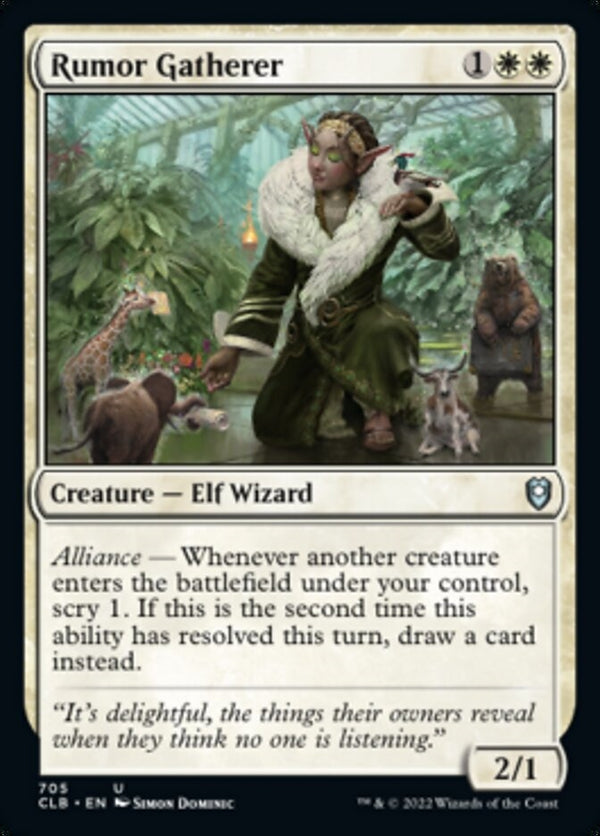 Rumor Gatherer [#705 Commander Decks] (CLB-U)