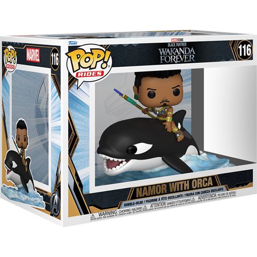 POP Figure Rides: Marvel Black Panther Wakanda Forever #0116 - Namor with Orca