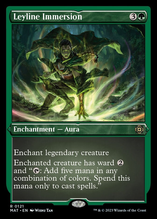 Leyline Immersion [#0121 Etched Foil] (MAT-R)