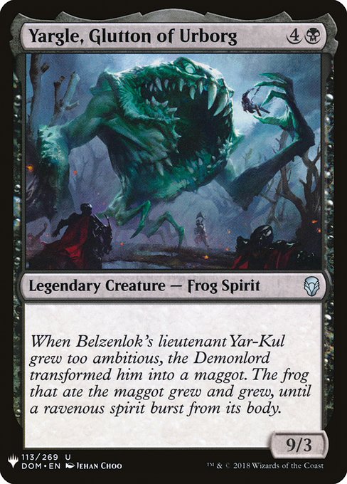Yargle, Glutton of Urborg [Mystery Booster