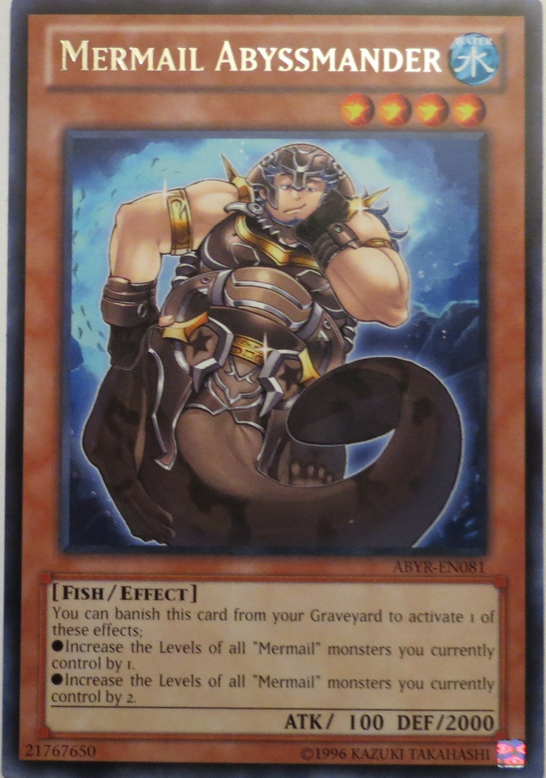 Mermail Abyssmander (ABYR-EN081) Rare - Near Mint Unlimited