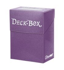 Ultra-PRO: Solid Deck Box -  Purple