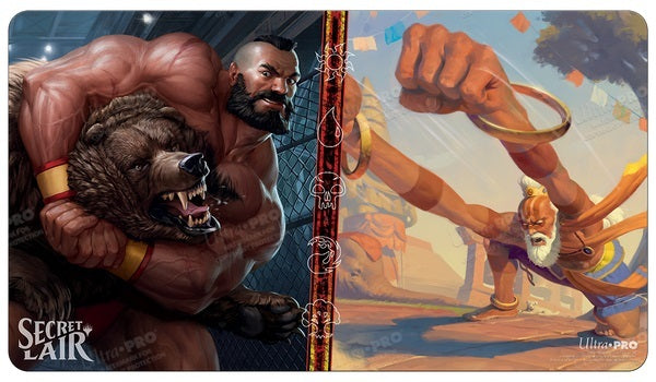 Ultra-PRO: Playmat - MTG: Secret Lair - Zangief, the Red Cyclone & Dhalsim, Pliable Pacifist