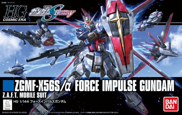 1/144 (HG-CE): Gundam SEED Destiny - #198 ZGMF-X56S/α Force Impulse Gundam Z.A.F.T. Mobile Suit