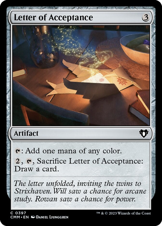 Letter of Acceptance [#0397] (CMM-C)