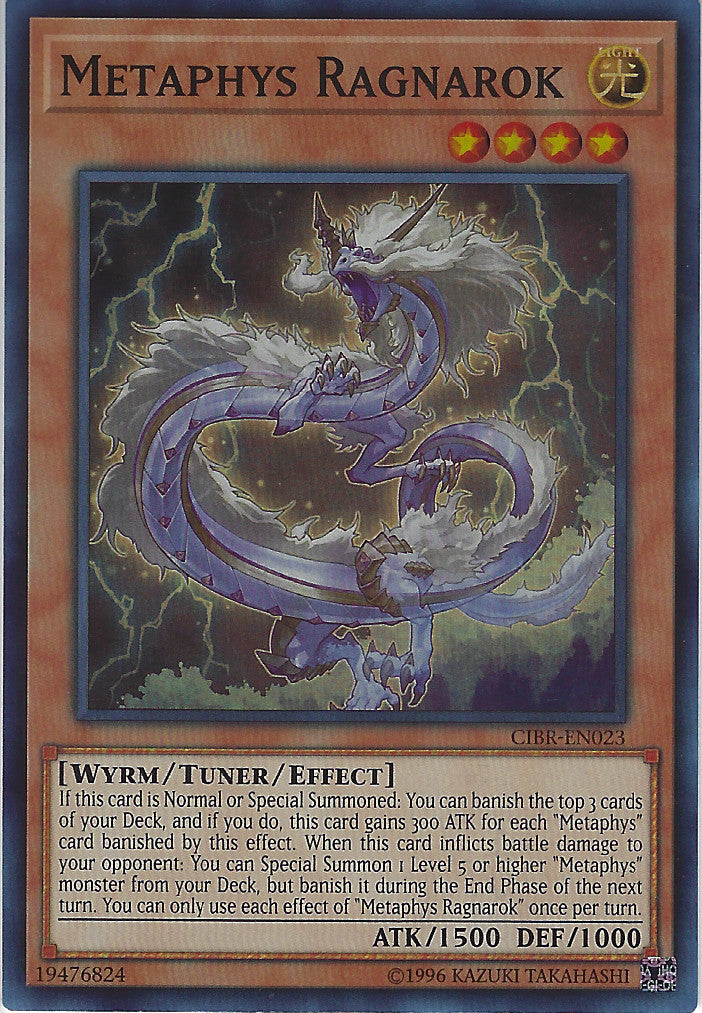 Metaphys Ragnarok (CIBR-EN023) Super Rare - Near Mint Unlimited