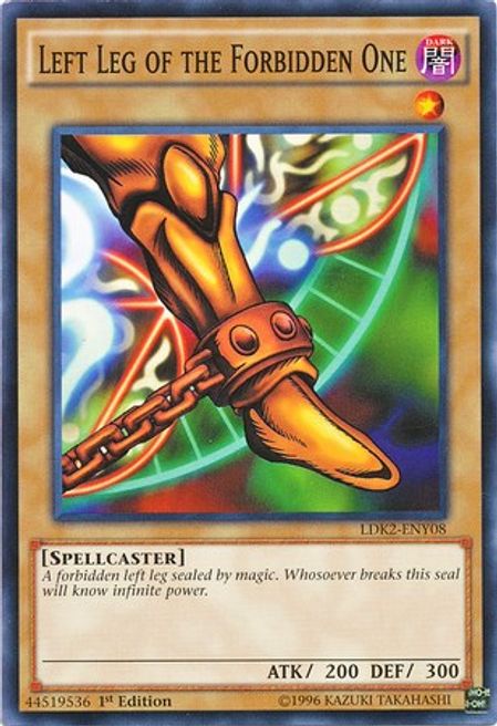 Left Leg of the Forbidden One (LDK2-ENY08) Common - Near Mint Unlimited
