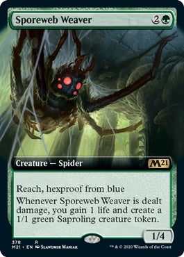 Sporeweb Weaver [#378 Extended Art] (M21-R)
