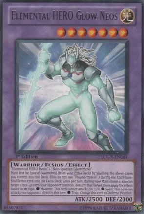 Elemental Hero Glow Neos (LCGX-EN061) Moderate Play