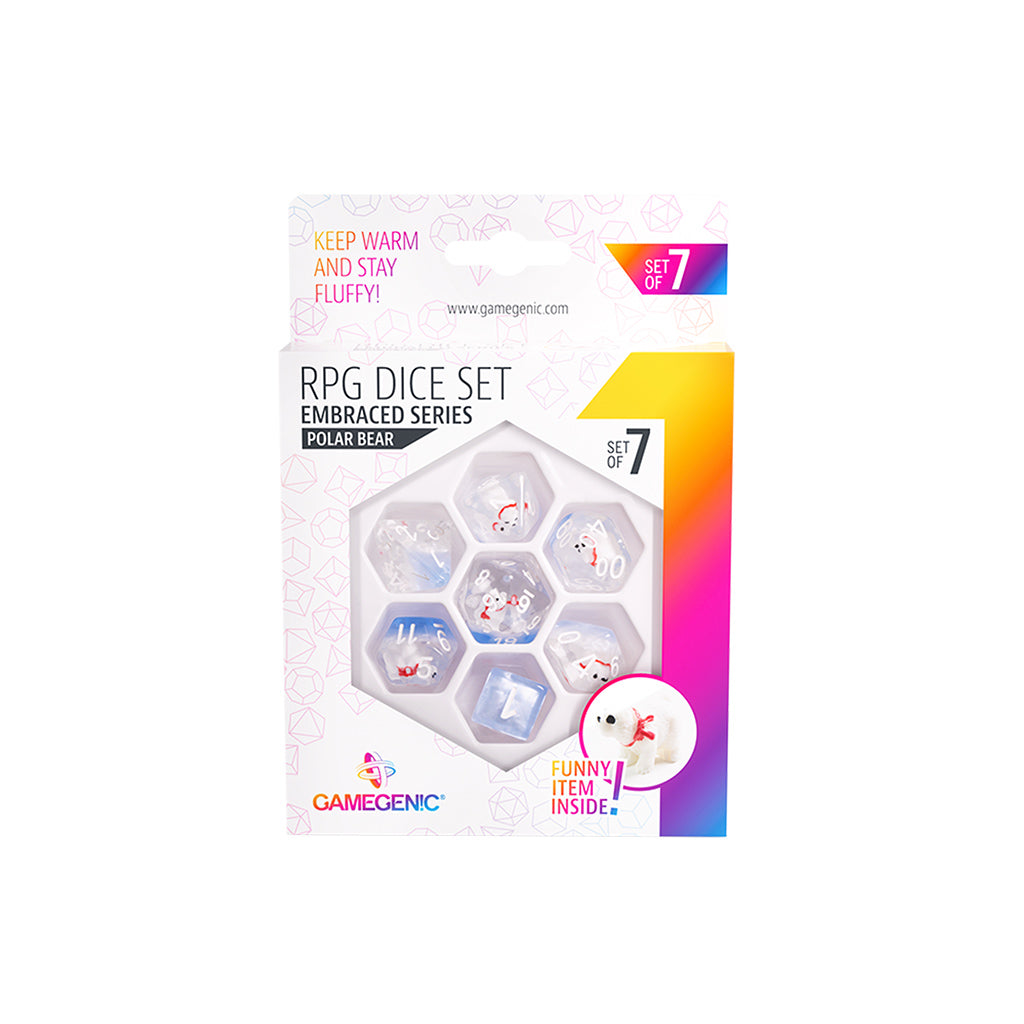 GameGenic: RPG Dice Set - Embraced Series: Polar Bear