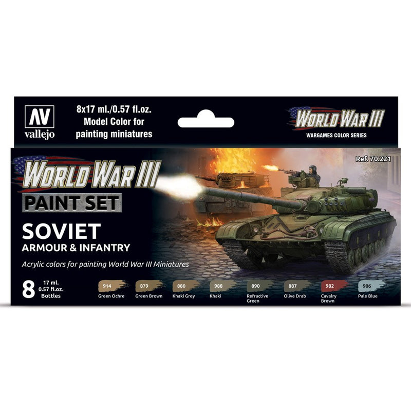 Model Color: World War III Paint Set - Soviet Armour and Infantry