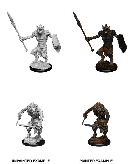 D&D: Nolzur's Marvelous Miniatures - Gnoll & Gnoll Flesh Gnawer W12