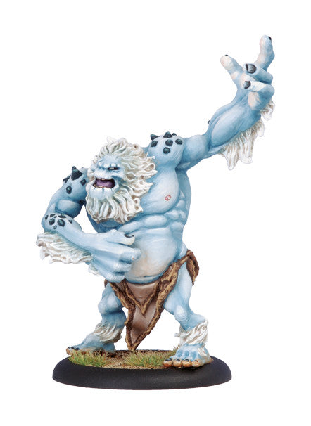 Hordes: Trollbloods - Winter Troll, Light Warbeast (Metal) (OOP)