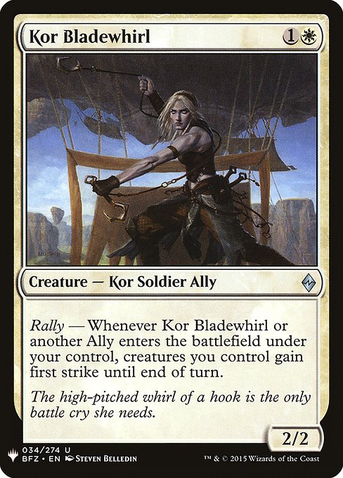 Kor Bladewhirl [Mystery Booster #0151] (BFZ-U)