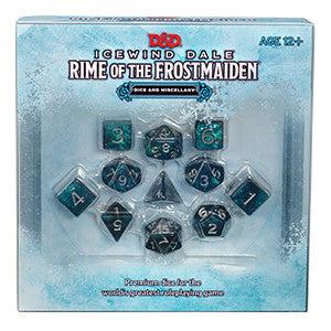 D&D 5E: Adventure 13 - Icewind Dale: Rime of the Frostmaiden - Dice & Miscellany Set