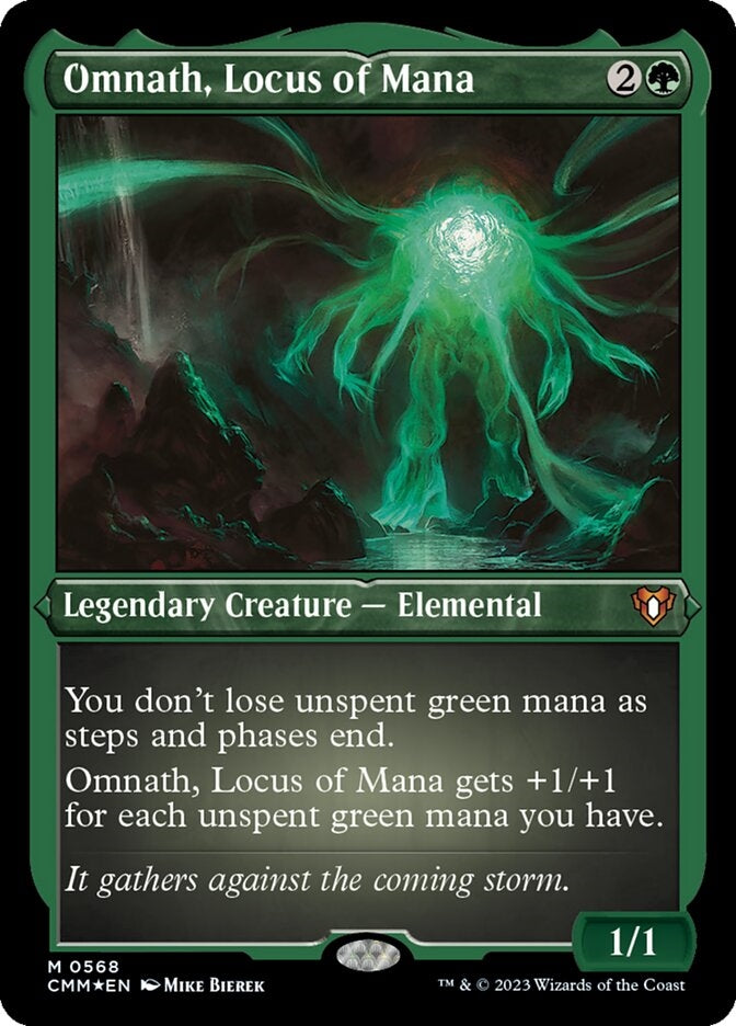 Omnath, Locus of Mana [#0568 Etched Foil] (CMM-M)