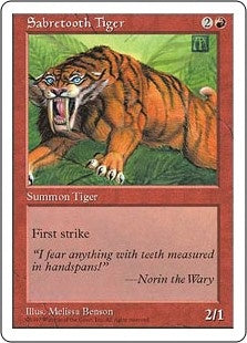 Sabretooth Tiger (5ED-C)