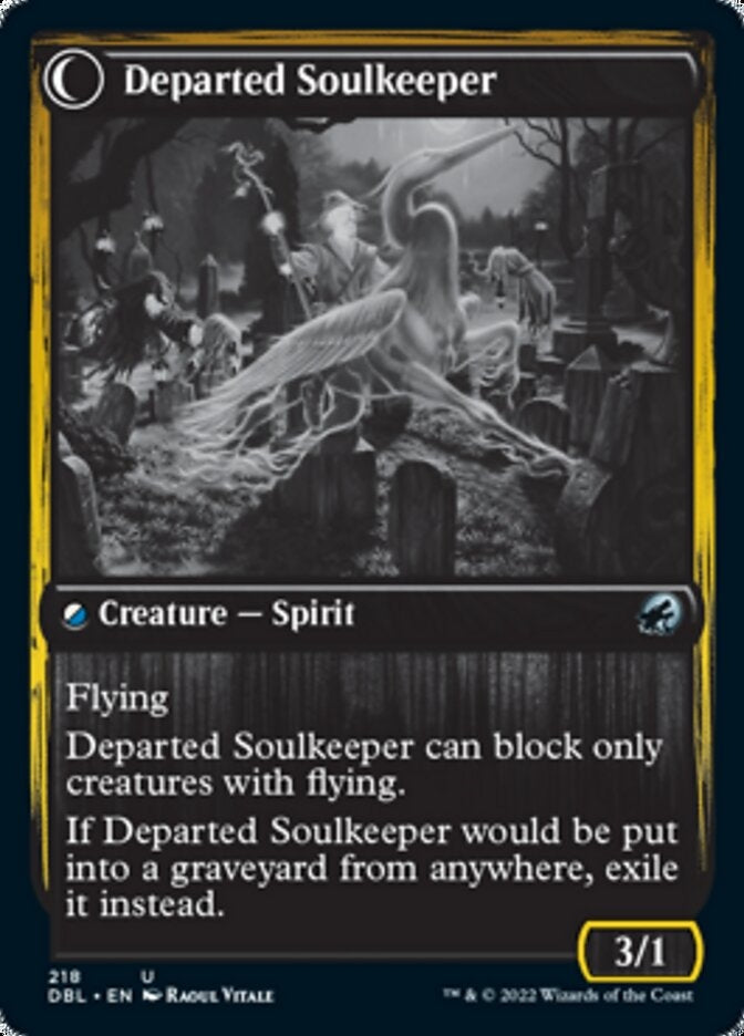 Devoted Grafkeeper // Departed Soulkeeper [#218] (DBL-U)