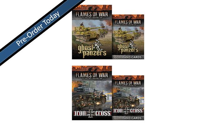 Flames of War: WWII: Unit and Command Cards (FW257-GCB) - Eastern Front, German Bundle: Ghost Panzers & Iron Cross