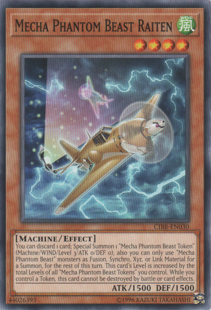 Mecha Phantom Beast Raiten (CIBR-EN030) Common - Near Mint Unlimited