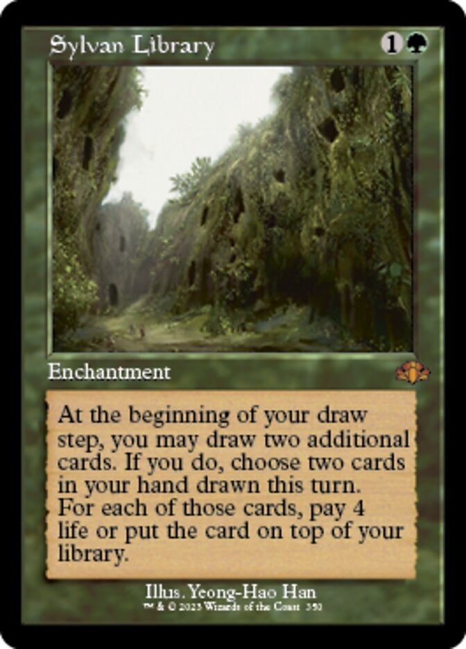 Sylvan Library [#350 Old Frame Bonus Sheet] (DMR-M)