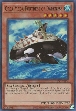 Orca Mega-Fortress of Darkness (IOC-EN084 (c) 2020 25th Anniversary) Super Rare - Near Mint Unlimited