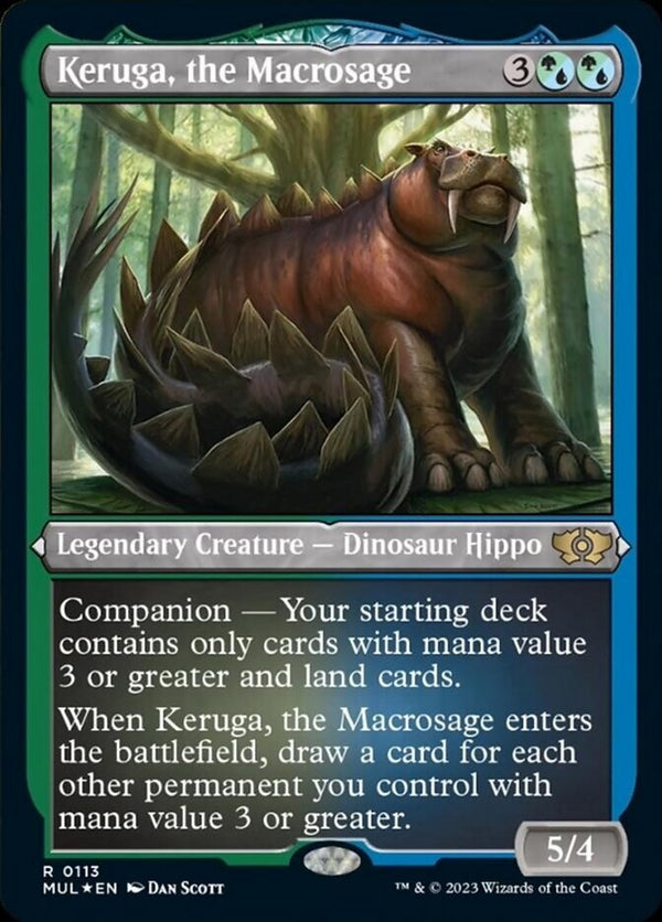 Keruga, the Macrosage [#0113 Foil Etched] (MUL-R)