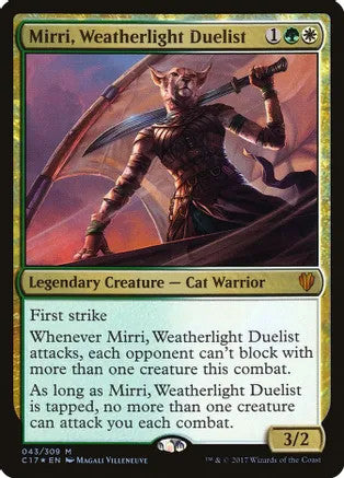 Mirri, Weatherlight Duelist (C17-M-FOIL) Light Play